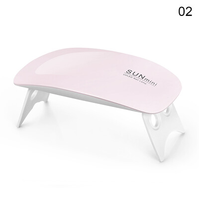 Μίνι πτυσσόμενο ροζ φωτιστικό νυχιών UV LED στεγνωτήριο νυχιών Gel βερνίκι νυχιών Μηχανή πολυμερισμού UV φως για νύχια DIY Εργαλεία στεγνώματος νυχιών