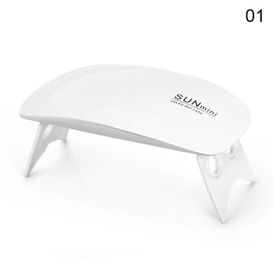 Μίνι πτυσσόμενο ροζ φωτιστικό νυχιών UV LED στεγνωτήριο νυχιών Gel βερνίκι νυχιών Μηχανή πολυμερισμού UV φως για νύχια DIY Εργαλεία στεγνώματος νυχιών