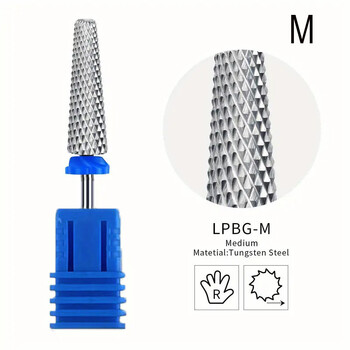 Τρυπάνια νυχιών Βερνίκι νυχιών Long Polishing Head Special Polishing Head for Electric Nail Drill Machine Manicure Pedicure