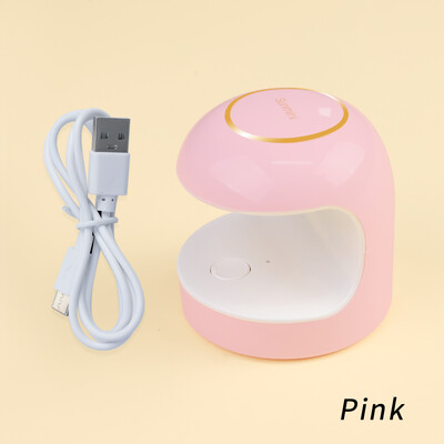 18W nagų džiovintuvas Mini USB UV LED lempa Nail Art White Egg Shape Design 120S greitai džiūstantis kietėjantis šviestuvas gelinio lakavimo manikiūro įrankiams