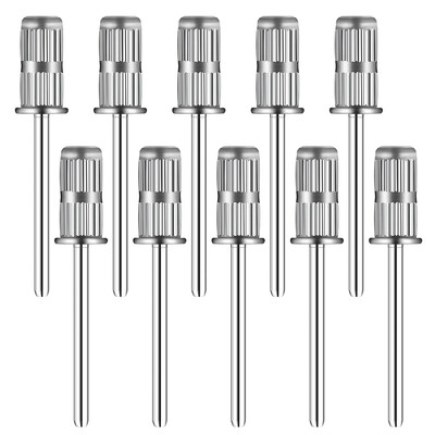 3/5/10Pcs Τρυπάνια νυχιών Τρυπάνι λείανσης Άξονας Μανικιούρ Ηλεκτρικό Τρυπάνι Νυχιών Αξεσουάρ Μαντρέλι για Εργαλείο πεντικιούρ με ταινία λείανσης