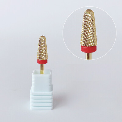 1 τεμ. Χρυσό ασημί φρεζάρισμα τρυπάνι καρβιδίου βολφραμίου 3/32" Περιστροφικό τρυπάνι για μανικιούρ ηλεκτρικό τρυπάνι νυχιών