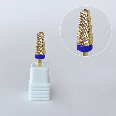 1 τεμ. Χρυσό ασημί φρεζάρισμα τρυπάνι καρβιδίου βολφραμίου 3/32" Περιστροφικό τρυπάνι για μανικιούρ ηλεκτρικό τρυπάνι νυχιών