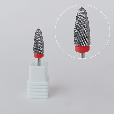 1 τεμ. Χρυσό ασημί φρεζάρισμα τρυπάνι καρβιδίου βολφραμίου 3/32" Περιστροφικό τρυπάνι για μανικιούρ ηλεκτρικό τρυπάνι νυχιών