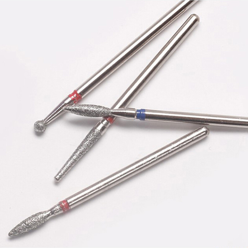 10 kom dijamantnih svrdla za nokte Rotacijska električna glodala za pedikuru Turpije za manikuru Alat za brušenje zanoktica Dodaci