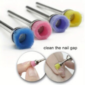 MAOHANG 6 τμχ Pro Nail Drill Bit Cleaning Dust Brush for Electric Manicure Machine Tours Random Colors