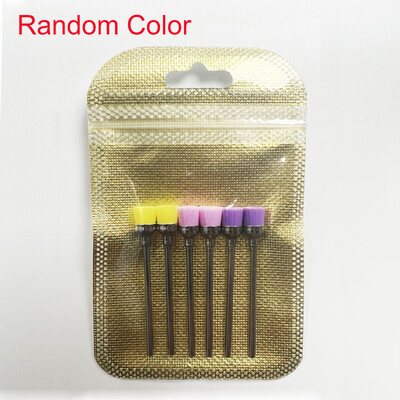 MAOHANG 6 τμχ Pro Nail Drill Bit Cleaning Dust Brush for Electric Manicure Machine Tours Random Colors