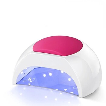 Λάμπα νυχιών 48W UV Lamp SUN2 Nail Dryer for UVLED Gel Nail Dryer Αισθητήρας υπερύθρων με Rose Silicone Pad Salon Use