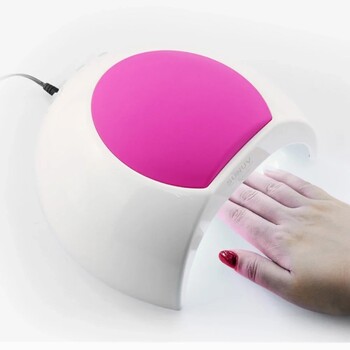 Λάμπα νυχιών 48W UV Lamp SUN2 Nail Dryer for UVLED Gel Nail Dryer Αισθητήρας υπερύθρων με Rose Silicone Pad Salon Use