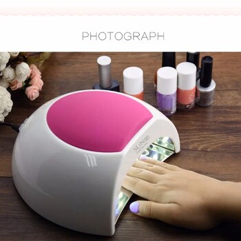 Λάμπα νυχιών 48W UV Lamp SUN2 Nail Dryer for UVLED Gel Nail Dryer Αισθητήρας υπερύθρων με Rose Silicone Pad Salon Use