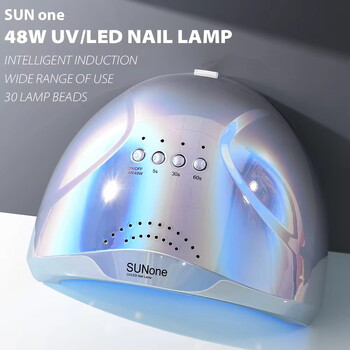 YIKOOLIN Nail Gel Dryer 30 LED UV Lamp For Curing Gel Nail Polish 48W Λάμπα νυχιών για όλα τα Gel Polish Quick Dry Nail Dryer