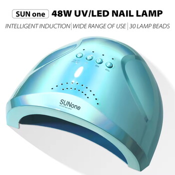 YIKOOLIN Nail Gel Dryer 30 LED UV Lamp For Curing Gel Nail Polish 48W Λάμπα νυχιών για όλα τα Gel Polish Quick Dry Nail Dryer