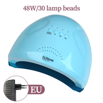 YIKOOLIN Nail Gel Dryer 30 LED UV Lamp For Curing Gel Nail Polish 48W Λάμπα νυχιών για όλα τα Gel Polish Quick Dry Nail Dryer