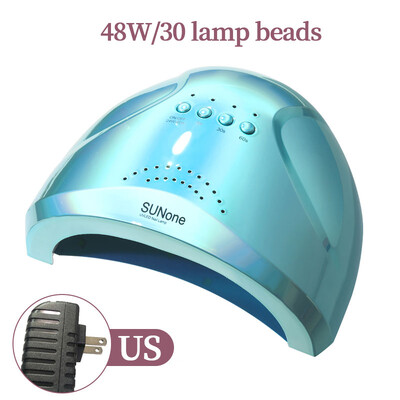 YIKOOLIN Nail Gel Dryer 30 LED UV Lamp For Curing Gel Nail Polish 48W Λάμπα νυχιών για όλα τα Gel Polish Quick Dry Nail Dryer