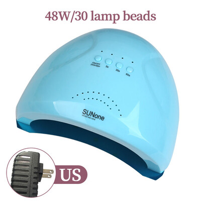 YIKOOLIN Nail Gel Dryer 30 LED UV Lamp For Curing Gel Nail Polish 48W Λάμπα νυχιών για όλα τα Gel Polish Quick Dry Nail Dryer
