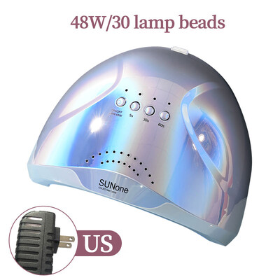 YIKOOLIN Nail Gel Dryer 30 LED UV Lamp For Curing Gel Nail Polish 48W Λάμπα νυχιών για όλα τα Gel Polish Quick Dry Nail Dryer