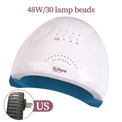 YIKOOLIN Nail Gel Dryer 30 LED UV Lamp For Curing Gel Nail Polish 48W Λάμπα νυχιών για όλα τα Gel Polish Quick Dry Nail Dryer