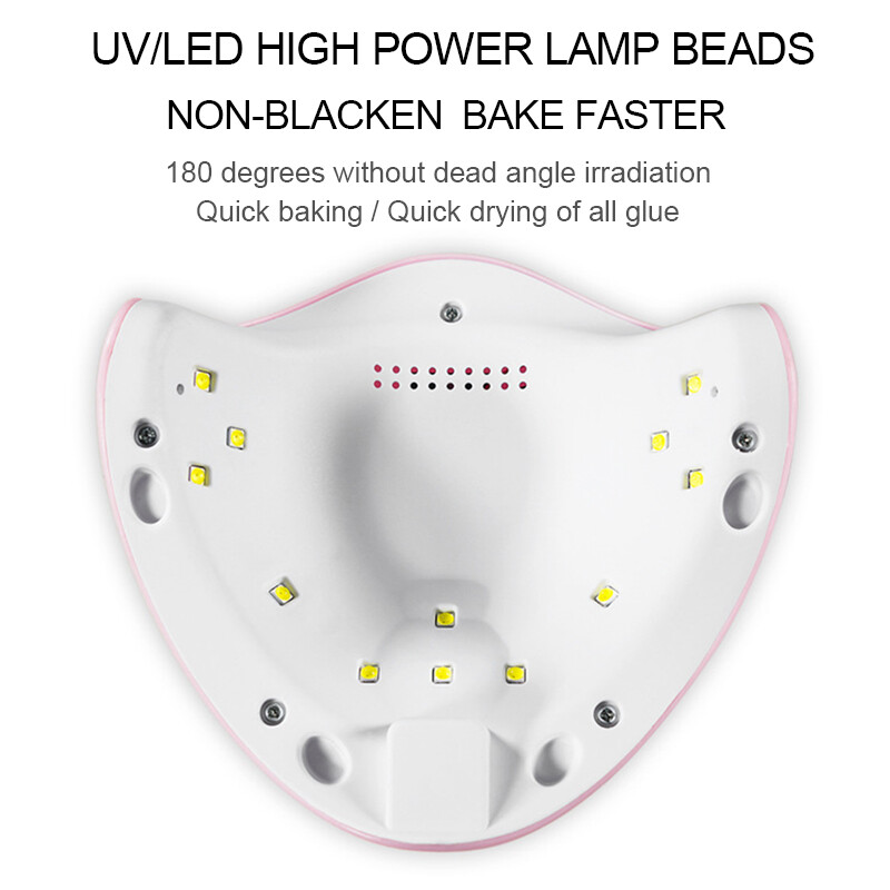 Arte Clavo Lampă UV LED 12W Uscător pentru arta unghiilor Echipament instrument de manichiură Lac de unghii cu gel pentru uscare rapidă Star 1 Lac cu gel