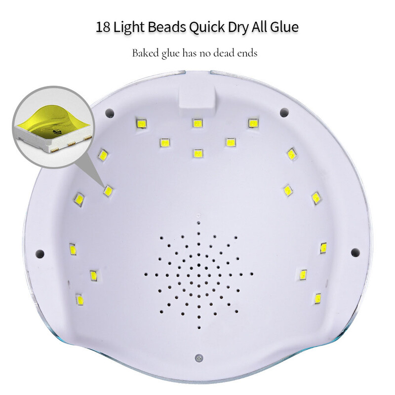 LINMANDA Creative UV Light geliniams nagams džiovinti lempa UV LED lempos kabina UV LED nagų gelio fototerapijos staklės 5 spalvos