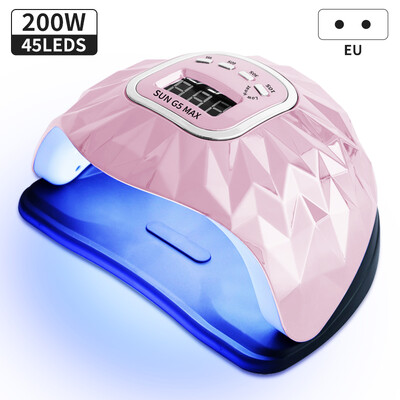 45LEDs nagu žāvētājs ar automātisku sensoru nagu mākslas lampu High Power No Black Hands gēla lakas žāvētājs manikīra pedikīra salona rīks