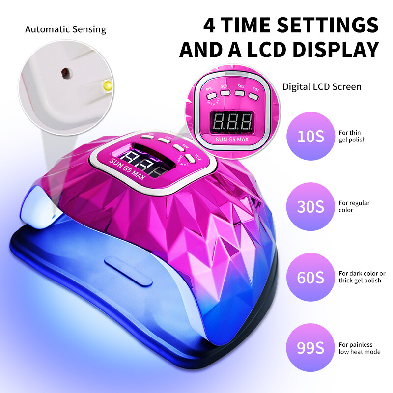 45LEDs nagu žāvētājs ar automātisku sensoru nagu mākslas lampu High Power No Black Hands gēla lakas žāvētājs manikīra pedikīra salona rīks