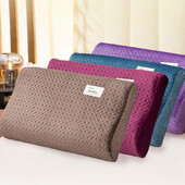 50*30/60*40cm Αδιάβροχη βαμβακερή μαξιλαροθήκη με φερμουάρ Κυματιστό σχήμα Memory μαξιλαροθήκες κρεβατιού Ορθοπεδικό λάτεξ κάλυμμα μαξιλαριού Διακόσμηση σπιτιού