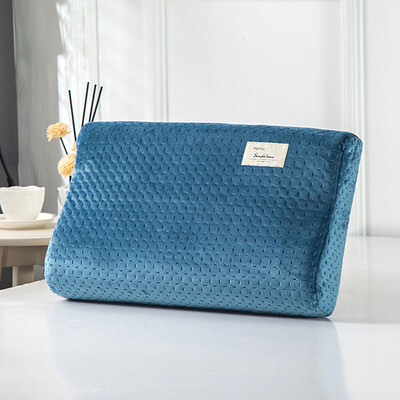 50*30/60*40cm Αδιάβροχη βαμβακερή μαξιλαροθήκη με φερμουάρ Κυματιστό σχήμα Memory μαξιλαροθήκες κρεβατιού Ορθοπεδικό λάτεξ κάλυμμα μαξιλαριού Διακόσμηση σπιτιού