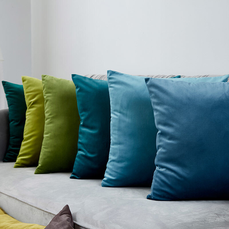 Кадифени калъфки за възглавници Карирани калъфки за възглавници 30x50cm 40x40cm 45x45 50x50cm Nordic Home Decor Възглавници Калъфка за възглавници за диван