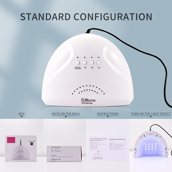 48W Led UV Lamp Nail Dryer for Curring All Gel Gel Nail Polish Machine Drying Lamp with Timer Salon Tools