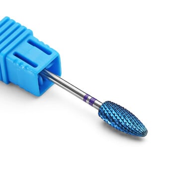 Φρέζα για μανικιούρ Καρβίδιο Rainbow Tungsten Nail Drill Bits Αξεσουάρ μηχανής Περιστροφικά ηλεκτρικά εργαλεία για λίμες νυχιών