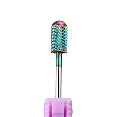 Φρέζα για μανικιούρ Καρβίδιο Rainbow Tungsten Nail Drill Bits Αξεσουάρ μηχανής Περιστροφικά ηλεκτρικά εργαλεία για λίμες νυχιών