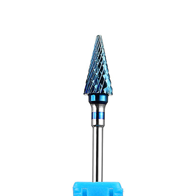 Φρέζα για μανικιούρ Καρβίδιο Rainbow Tungsten Nail Drill Bits Αξεσουάρ μηχανής Περιστροφικά ηλεκτρικά εργαλεία για λίμες νυχιών