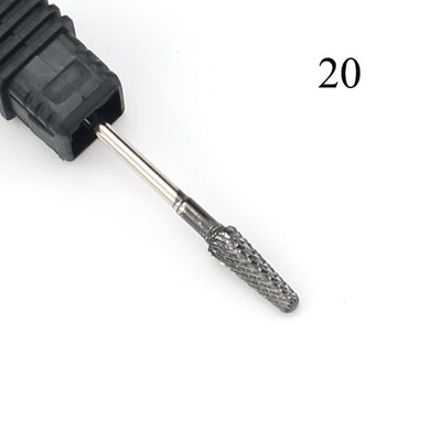 28 tipa volframa karbīda nagu urbjmašīnas frēze elektriskā manikīra mašīnai Rainbow Black Dead Skin File nagu mākslas rīks