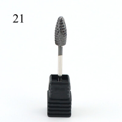 28 tipa volframa karbīda nagu urbjmašīnas frēze elektriskā manikīra mašīnai Rainbow Black Dead Skin File nagu mākslas rīks