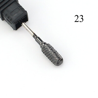 28 tipa volframa karbīda nagu urbjmašīnas frēze elektriskā manikīra mašīnai Rainbow Black Dead Skin File nagu mākslas rīks