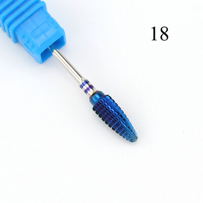 28 tipa volframa karbīda nagu urbjmašīnas frēze elektriskā manikīra mašīnai Rainbow Black Dead Skin File nagu mākslas rīks