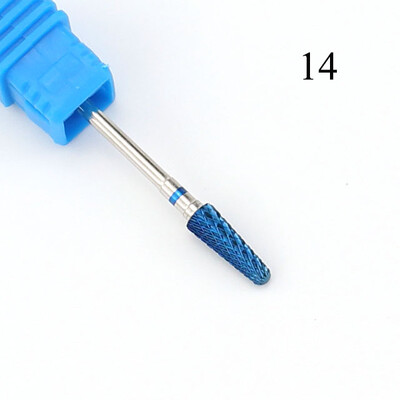 28 tipa volframa karbīda nagu urbjmašīnas frēze elektriskā manikīra mašīnai Rainbow Black Dead Skin File nagu mākslas rīks