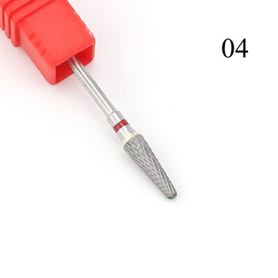 28 tipa volframa karbīda nagu urbjmašīnas frēze elektriskā manikīra mašīnai Rainbow Black Dead Skin File nagu mākslas rīks