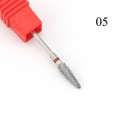 28 tipa volframa karbīda nagu urbjmašīnas frēze elektriskā manikīra mašīnai Rainbow Black Dead Skin File nagu mākslas rīks