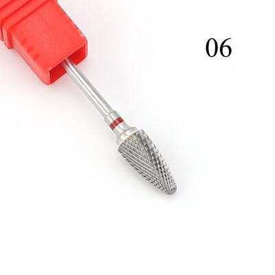 28 tipa volframa karbīda nagu urbjmašīnas frēze elektriskā manikīra mašīnai Rainbow Black Dead Skin File nagu mākslas rīks