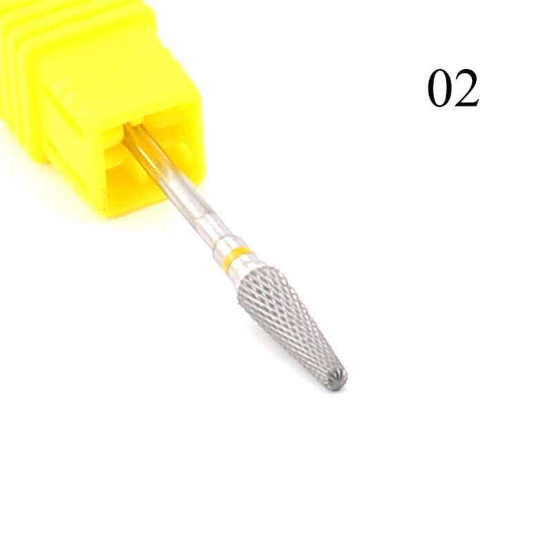 28 tipa volframa karbīda nagu urbjmašīnas frēze elektriskā manikīra mašīnai Rainbow Black Dead Skin File nagu mākslas rīks