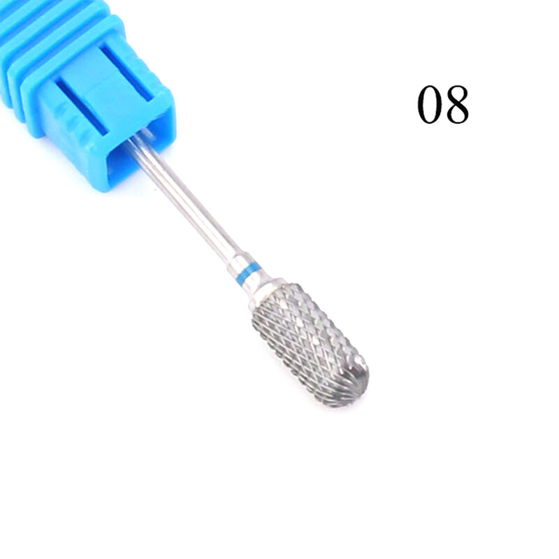 28 tipa volframa karbīda nagu urbjmašīnas frēze elektriskā manikīra mašīnai Rainbow Black Dead Skin File nagu mākslas rīks