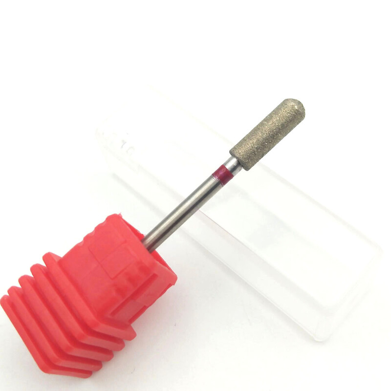 HYTOOS hengeres gyémánt körömfúró 3/32"-es forgósorja manikűrvágók körömfúró tartozékok körömmaró szerszámok