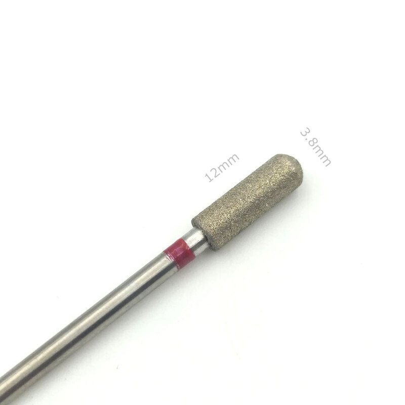 HYTOOS hengeres gyémánt körömfúró 3/32"-es forgósorja manikűrvágók körömfúró tartozékok körömmaró szerszámok