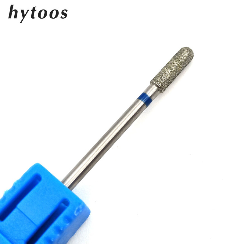 HYTOOS hengeres gyémánt körömfúró 3/32"-es forgósorja manikűrvágók körömfúró tartozékok körömmaró szerszámok