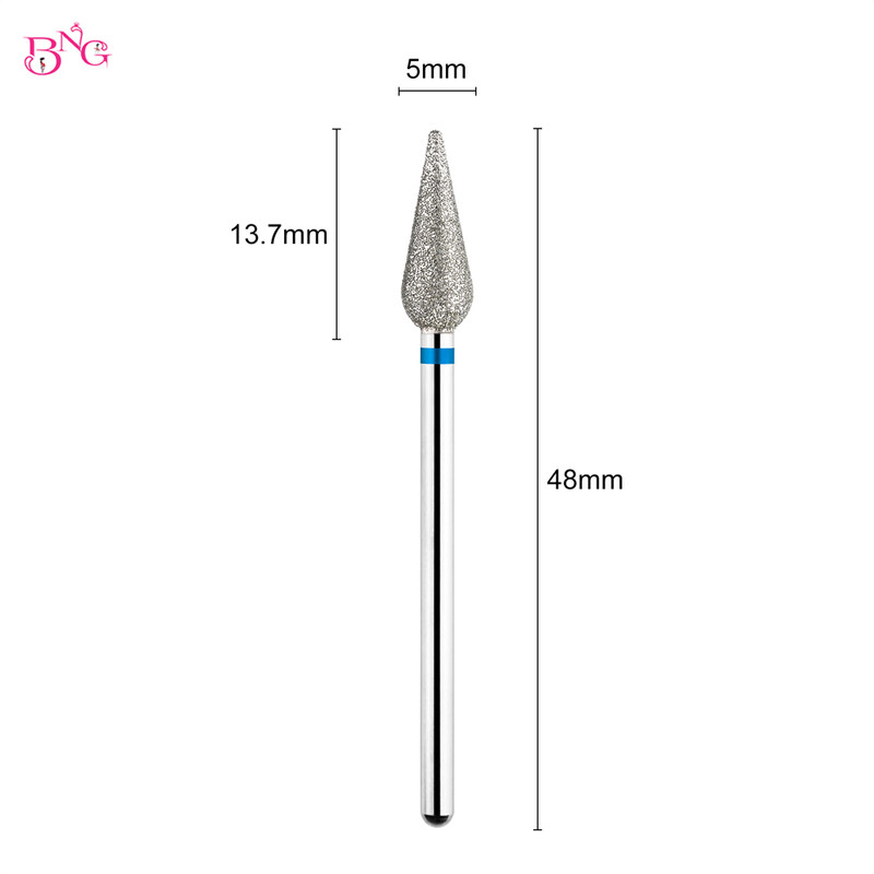 1 vnt deimantinis nagų grąžtas frezavimo pjoviklis pedikiūrui Manikiūro odelių valymas Elektrinis pjaustytuvas Rotaciniai grąžtai Priedai