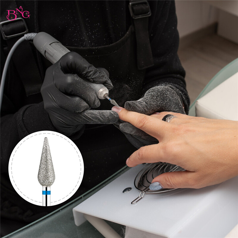 1 vnt deimantinis nagų grąžtas frezavimo pjoviklis pedikiūrui Manikiūro odelių valymas Elektrinis pjaustytuvas Rotaciniai grąžtai Priedai