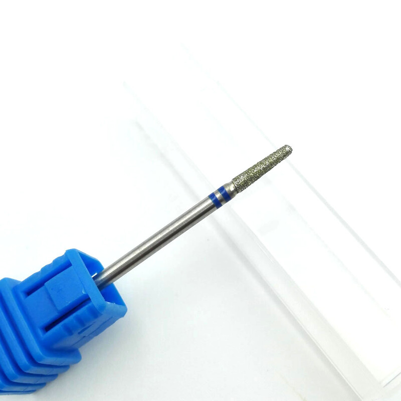 HYTOOS Burghiu cu diamante pentru unghii 3/32" Freza rotativa pentru freza pentru unghii Freze pentru manichiura Accesorii pentru gaurirea unghiilor Moara de unghii-L0201D