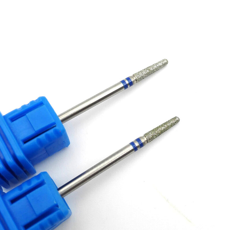 HYTOOS Burghiu cu diamante pentru unghii 3/32" Freza rotativa pentru freza pentru unghii Freze pentru manichiura Accesorii pentru gaurirea unghiilor Moara de unghii-L0201D