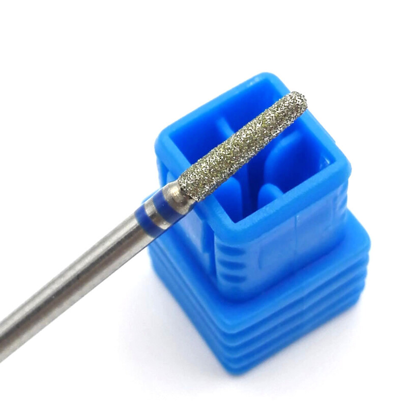 HYTOOS Burghiu cu diamante pentru unghii 3/32" Freza rotativa pentru freza pentru unghii Freze pentru manichiura Accesorii pentru gaurirea unghiilor Moara de unghii-L0201D